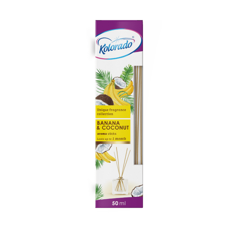 WEBHIDDENBRAND Vonné tyčinky Kolorado Aroma Sticks Banana & Coconut